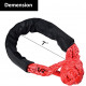 Manilha synt 8T vermelho