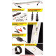 Kit 4 barras de Led Magnéticas