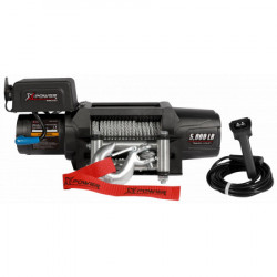 Guincho 5000Lbs 12V Electric Trailer Aço