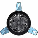 Ventilador e Luz Led 2 em 1 Solar