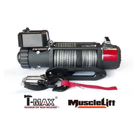 Guincho T-MAX Muscle-Lift MW12500 12V  cabo de plasma