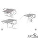 Toldo 2m x 3 Cinzento
